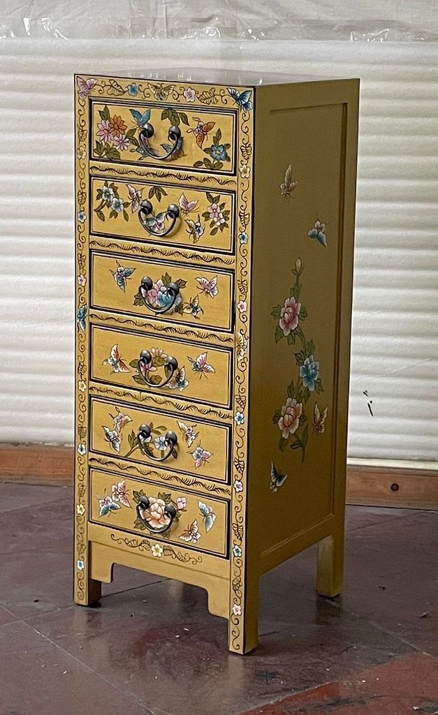 Antike Chinesische Kommode Sideboard mit 6 Schubladen Höhe115cm