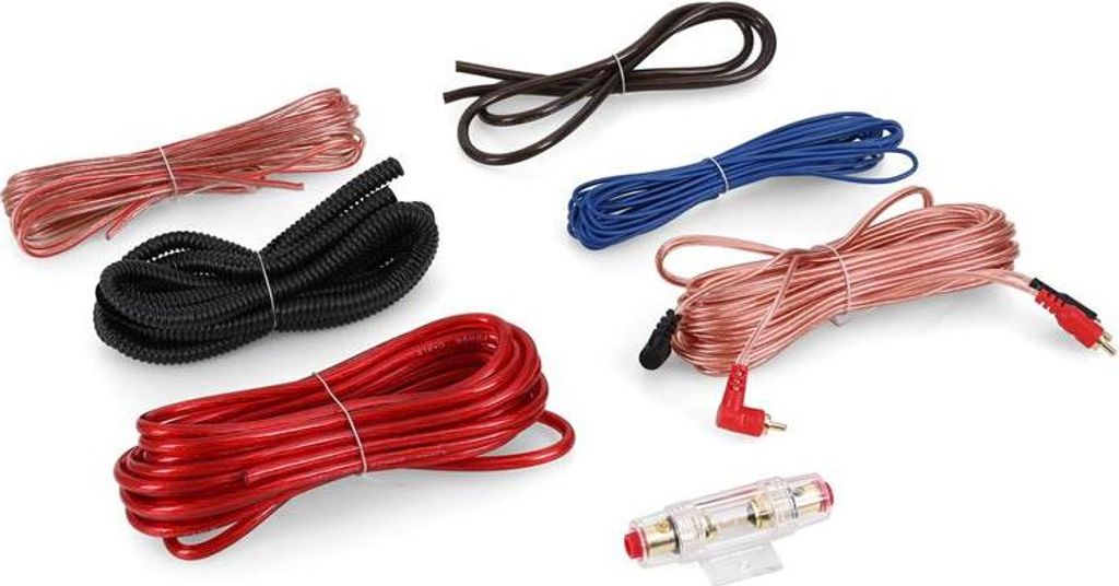 Kabelset Auto Cablekit Car Komplett vergoldet 60A AGU Produktbild 