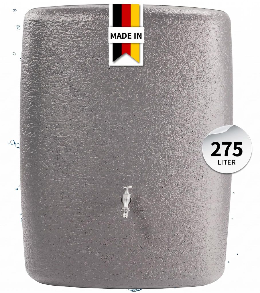 GARANTIA TERRANOVA wandtank 275 L graphite grey Productafbeelding  AI-gegenereerde afbeelding