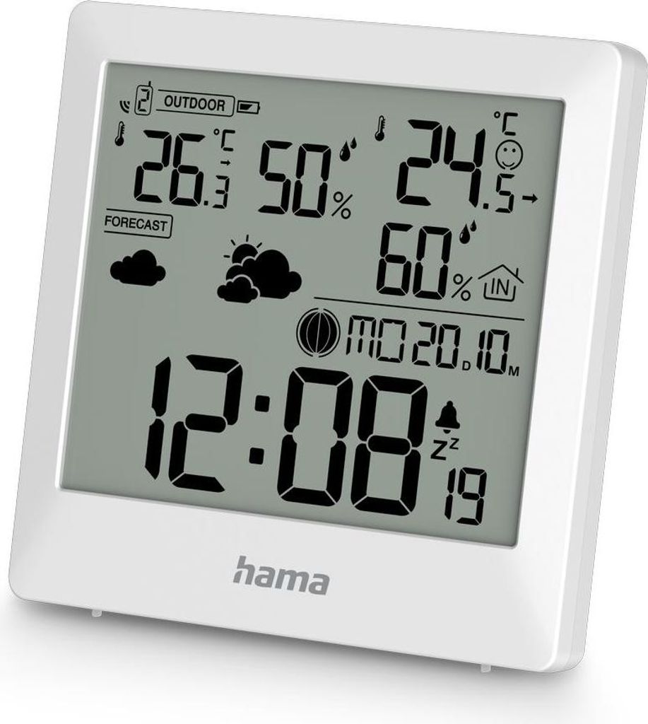 Stazione meteo Hama "Palawan", con sensore esterno, radio, Immagine del prodotto 