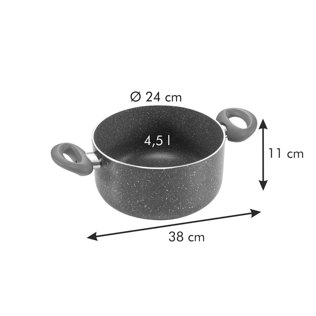Tescoma MANICO ROSSO 597874.00 Casseruola MANICO ROSSO 24 cm, 4,5 l - 2