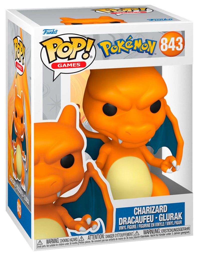 Pokémon - Charizard (Dracaufeu, Glurak) 843 - Figura de Imagen del producto 