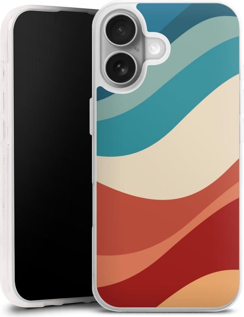 DeinDesign Handyhülle für Apple iPhone 17 Silikon Hülle Case Smartphone Schutzhülle Farbe Farbverlauf Welle
