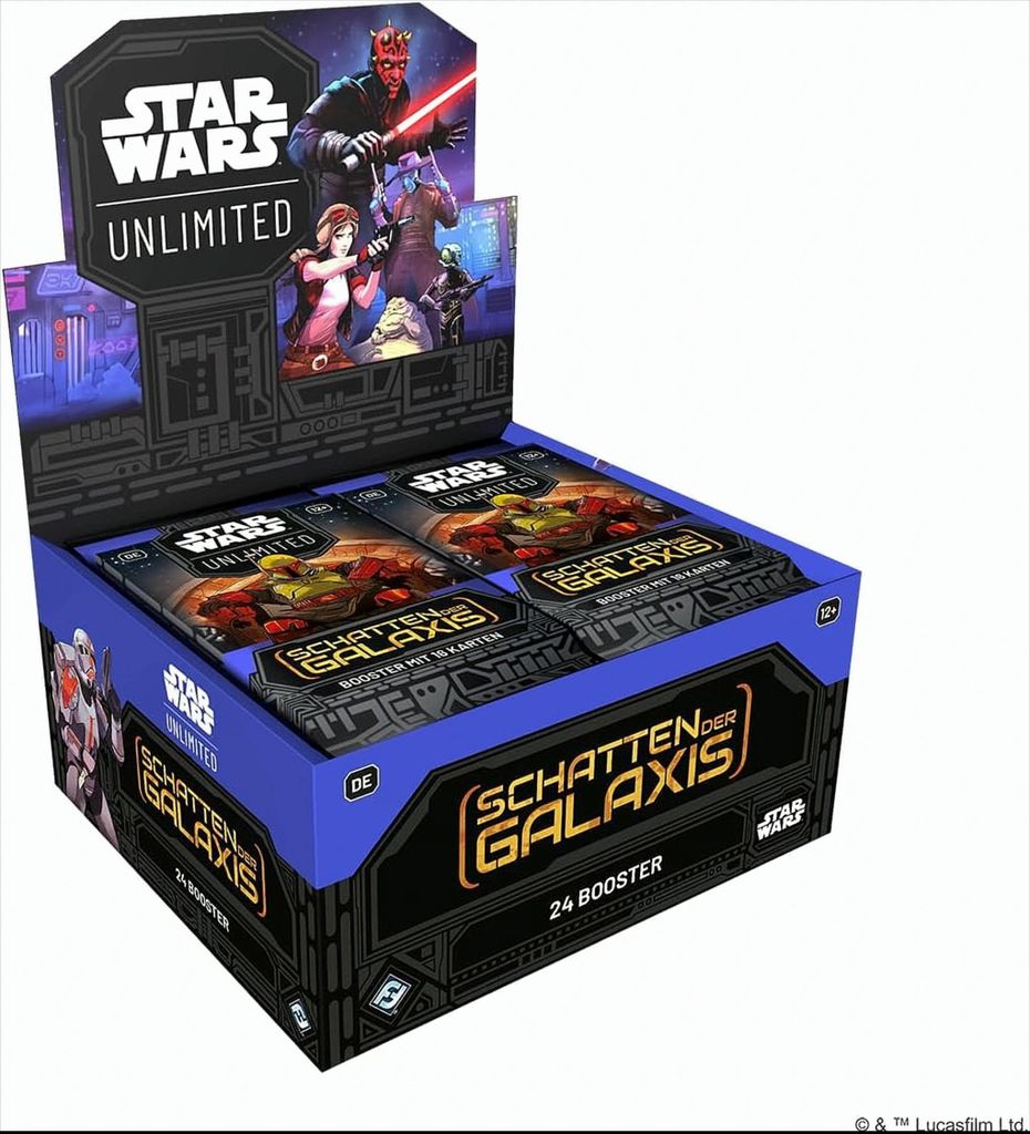 Star Wars Unlimited Schatten der Galaxis Booster Display Produktbild 