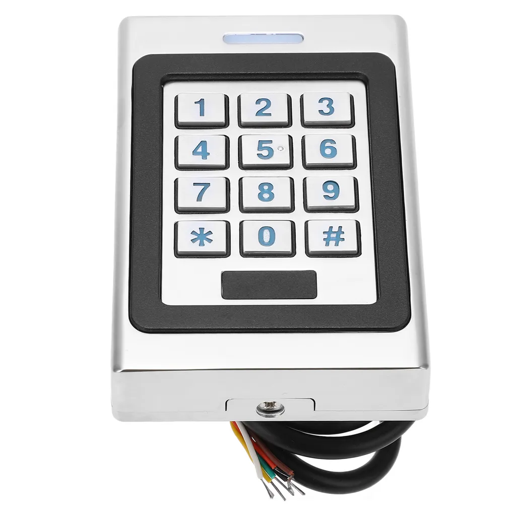 Clavier de contrôle de porte rétroéclairé avec lecteur de badge intégré