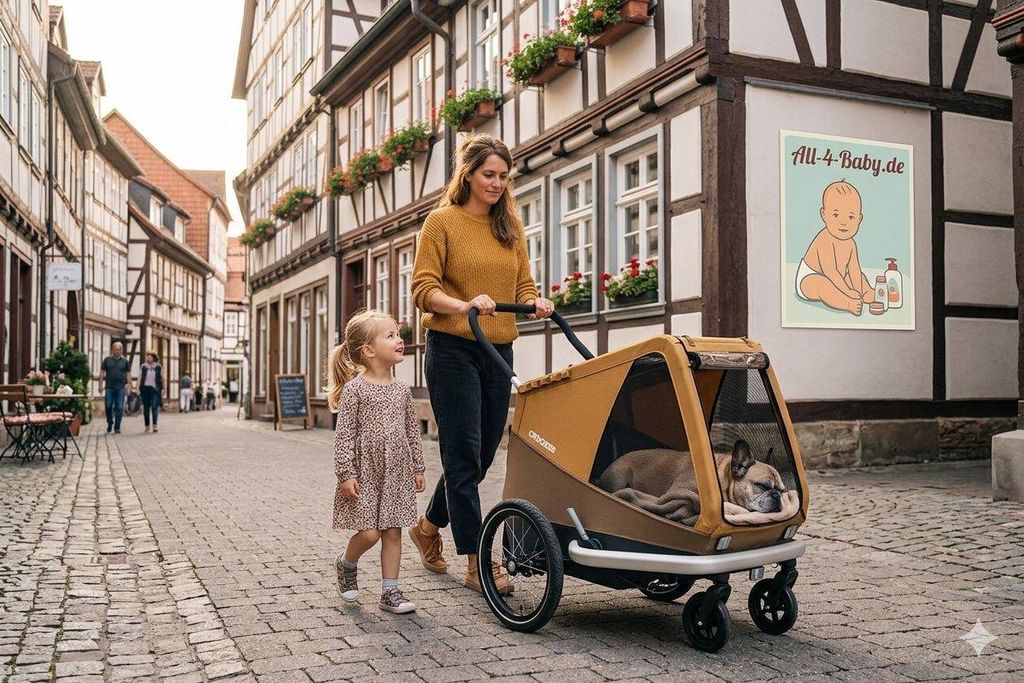 Buggy-Set für CROOZER Dog L Fahrradanhänger