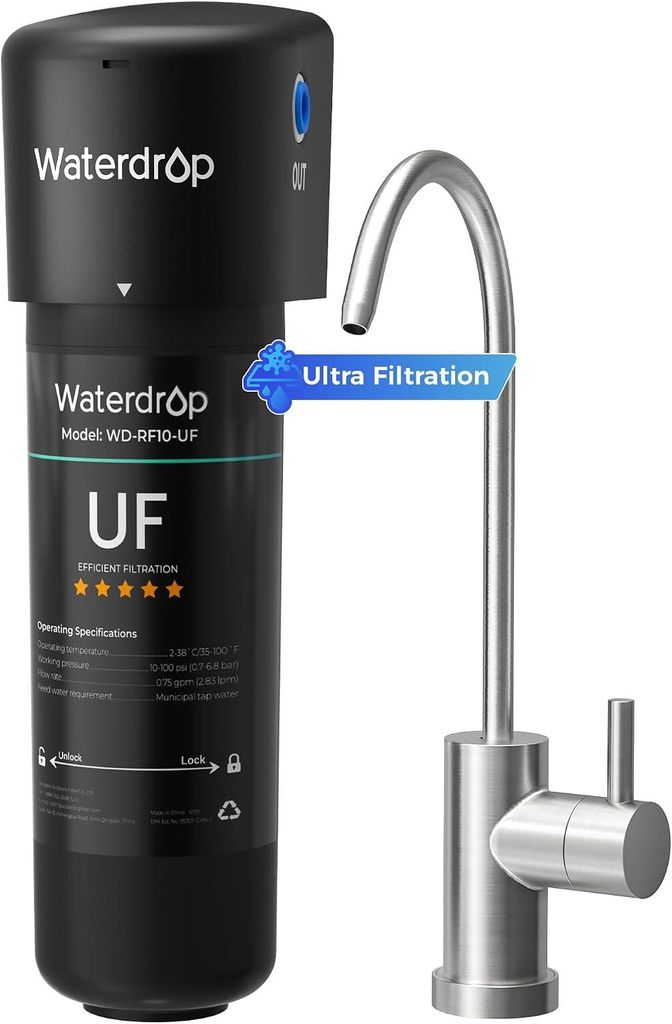 Waterdrop 10UB-UF Untertischwasserfilter zur Produktbild 
