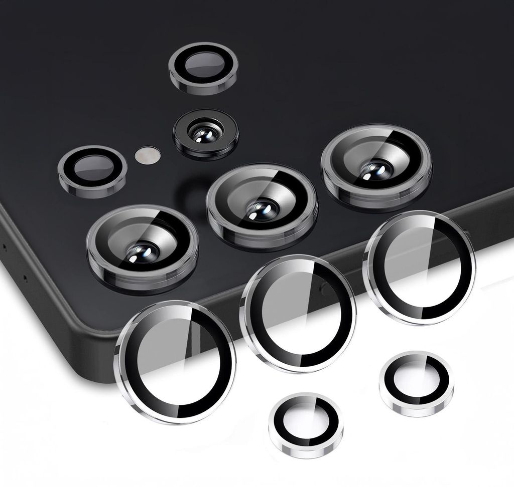 Kamera Linsenschutz Glas Set für Samsung Galaxy S25 Ultra Produktbild 