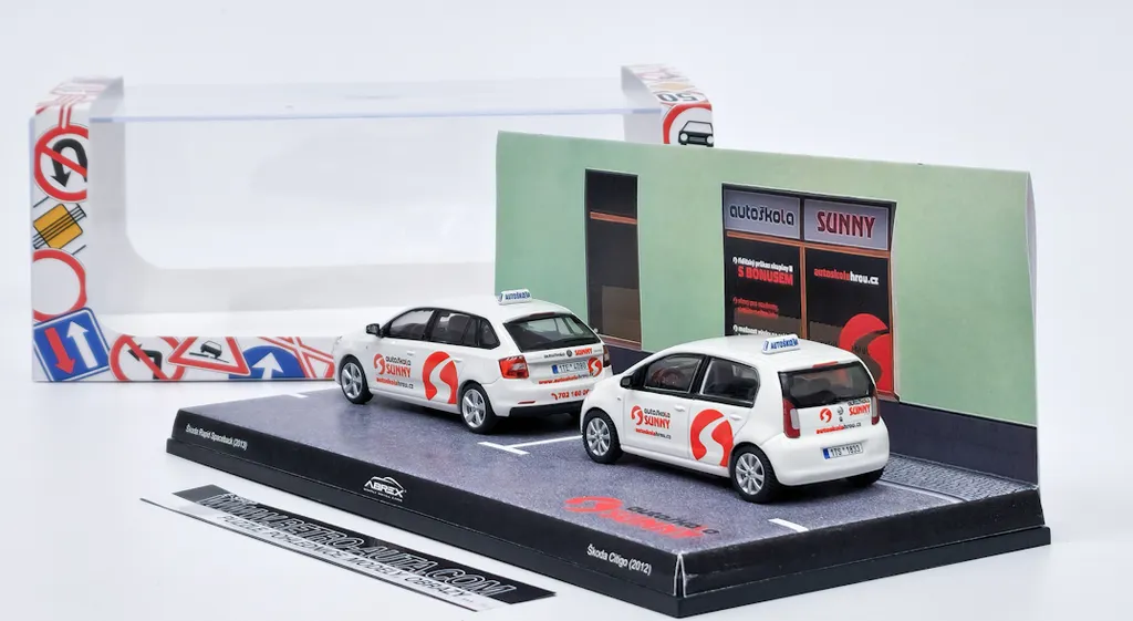 Driving School Sunny Duopack ABREX 1:43 - Set de Voitures Miniatures