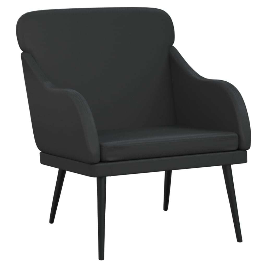 Sessel Schwarz 63x76x80 cm Kunstleder