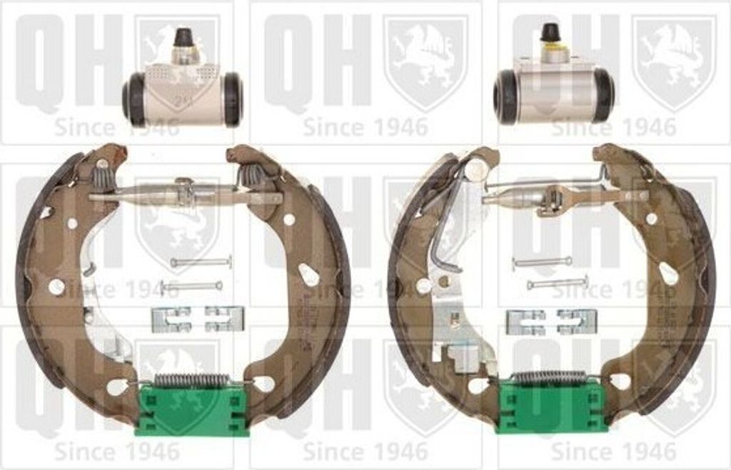 QUINTON HAZELL Bremsbackensatz Trommelbremse Hinten für FIAT PUNTO (188) 180mm BS1107K1