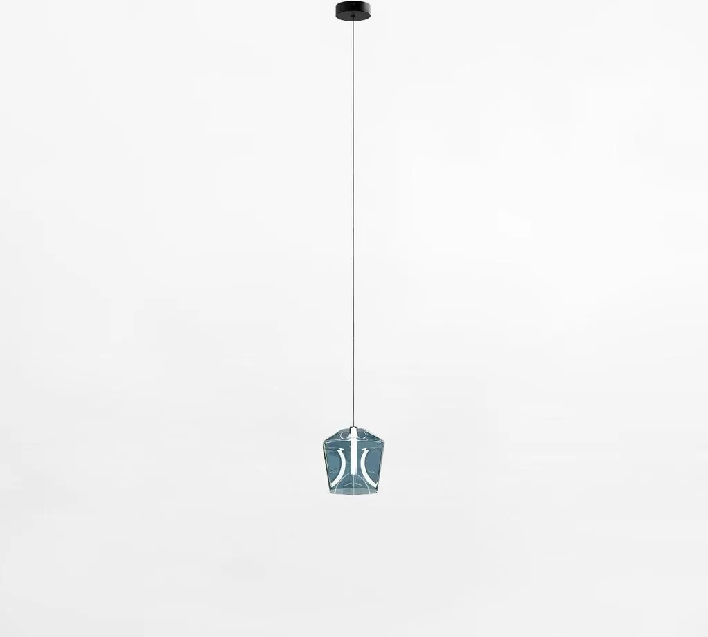 Lampada Sospensione LED 6W Zuma Line Colore MD3350-1BL/B Blu Design