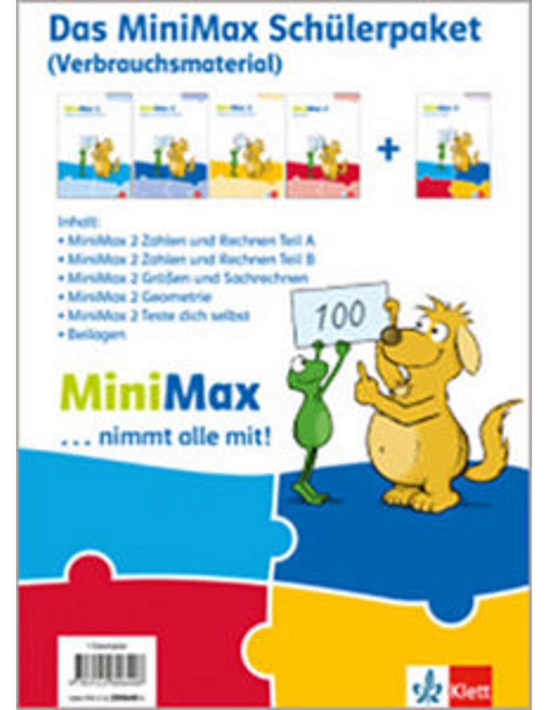 MiniMax 2. Schülerpaket (5 Hefte: Zahlen und Rechnen A, Produktbild 