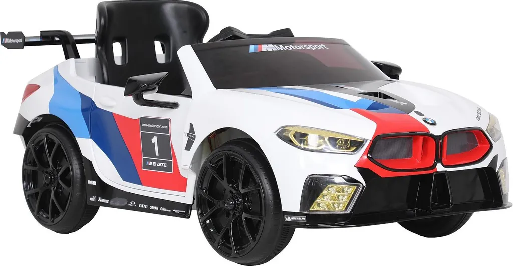 ROLLPLAY BMW M8 GTE Voiture Électrique pour Enfants avec Télécommande
