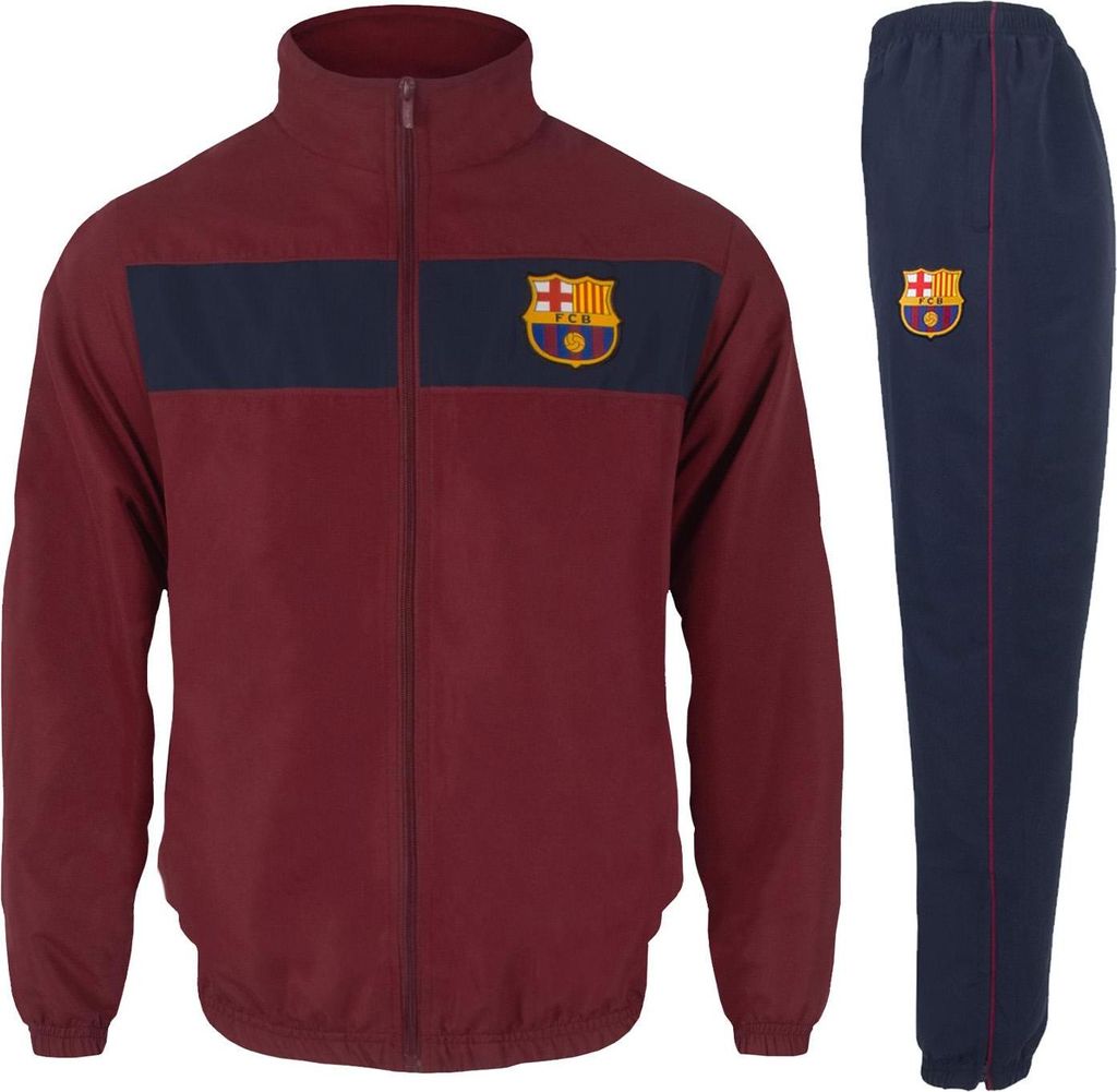 FC Barcelona - Trainingsanzug für Jungen GF1042 (110) (Dunkles Marineblau)