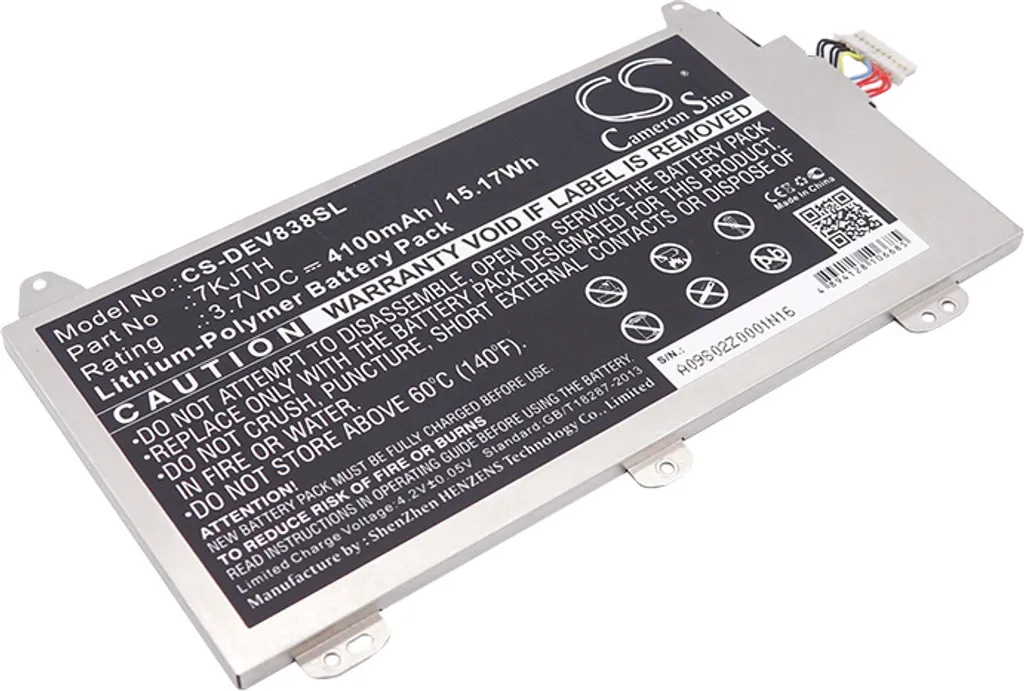 Batterie de Rechange pour Dell Venue 8 Pro Tablette - Modèle 3845 3.7V