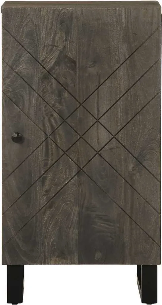 Mobiletto Nero 40x33x75 cm vidaXL Mango Massiccio | Design Industriale