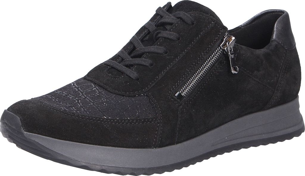 Waldläufer Damen Schnürschuhe, schwarz(schwarz), Gr. 31/2
