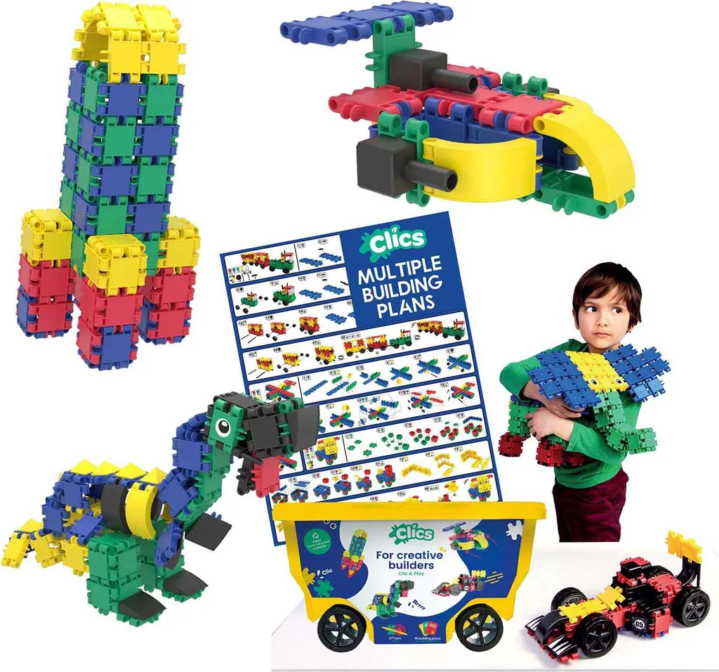 Jeu de construction Rollerbox 15en1 - Coffret de briques à empiler - 11