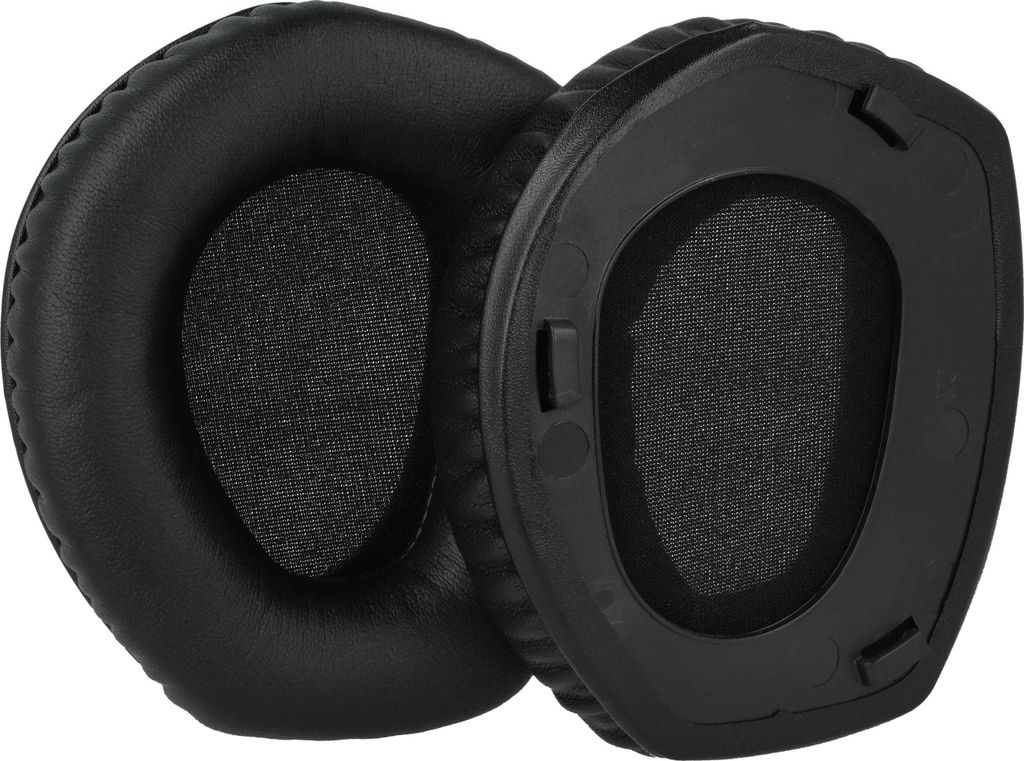 vhbw 2x Ohrpolster kompatibel mit Sennheiser RS 185, 175RF, 195, 185RF, 195 RF, 165, 175, 165RF Kopfhörer Headset, Schaumstoff / Kunststoff Schwarz
