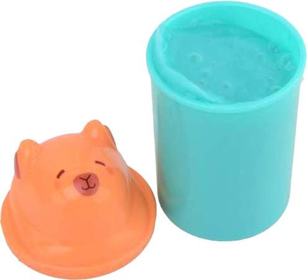 Johntoy Capybara-Kitt mit Ton in einem Eimer
