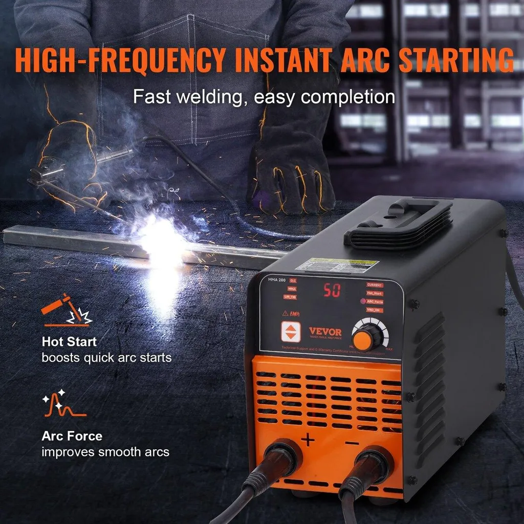 Machine à souder avec Hot Start et TIG Lift 200A - Poste compact 220V - 4