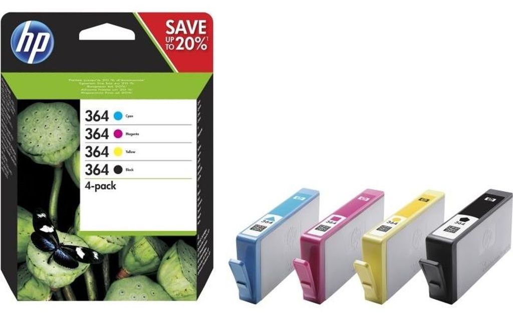 HP Pack de 4 cartouches d'encre originales Image du produit 