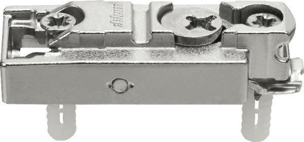 BLUM CLIP Exzenter Montageplatte gerade, Zink, EXPANDO, Distanz 3 mm