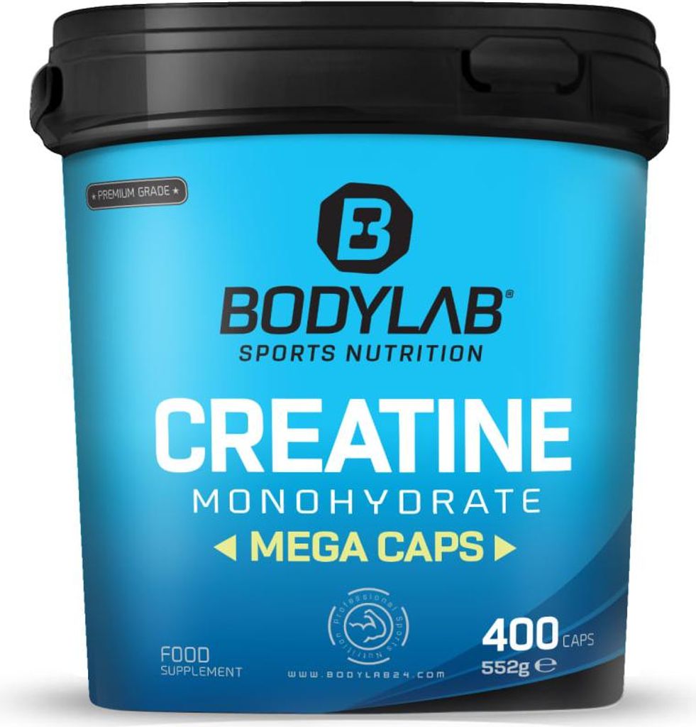 BODYLAB Creatine Monohydrate Mega Caps (400 Kapseln) Produktbild 