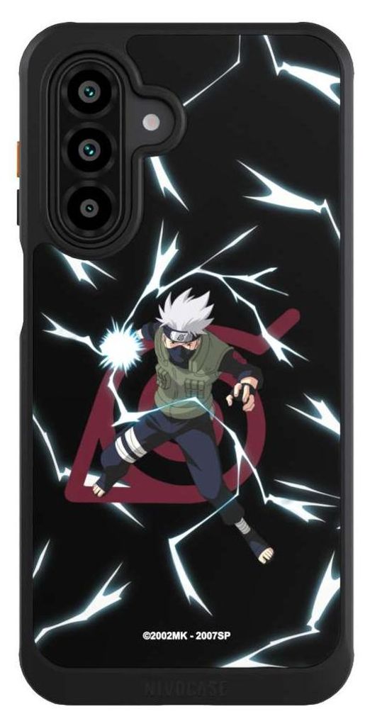 NIVOCASE Hülle für Samsung Galaxy A17 5G Handyhülle NIVOcore Case Schwarz Naruto Shippuden Offizielles Lizenzprodukt Kakashi