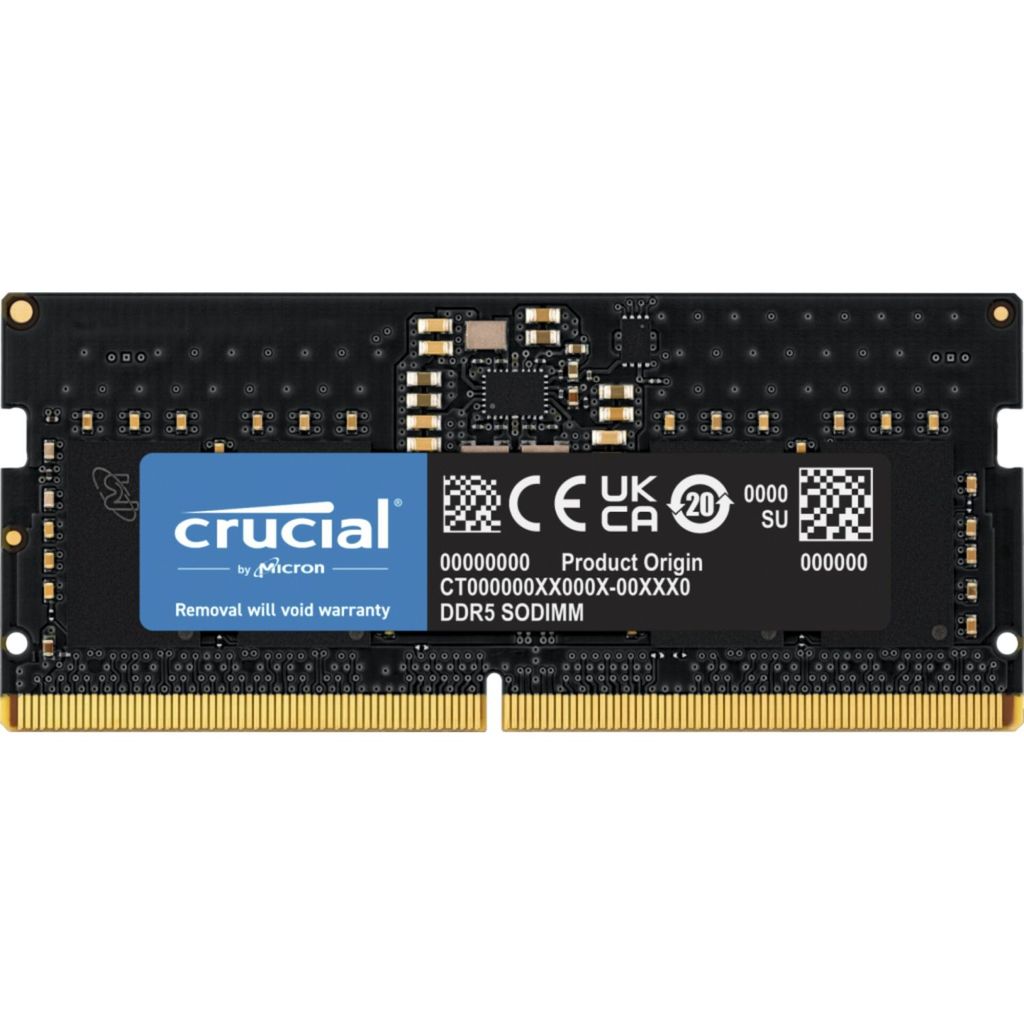 Crucial DDR5-4800            8GB SODIMM CL40 (16Gbit) Produktbild 