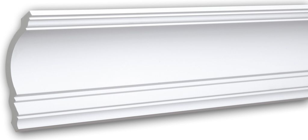 PROFHOME 150108 Eckleiste aus Polyurethan Deckenleiste Stuckleiste 2 m