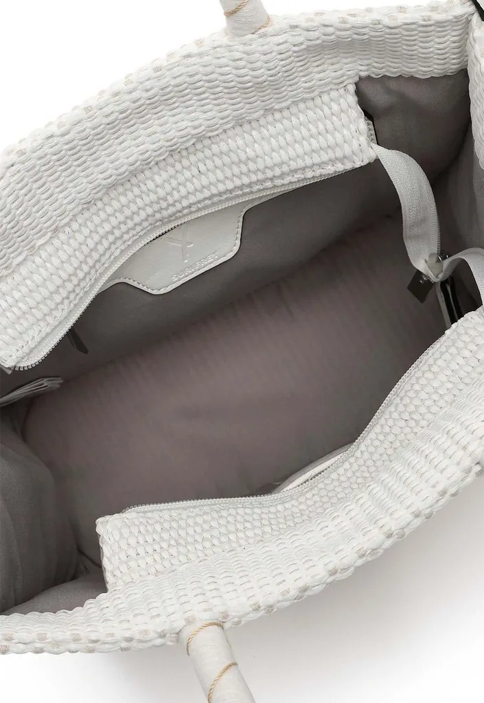 SURI FREY Kirsty Cityshopper Bianca: Borsa a Tracolla Elegante Donna - 4