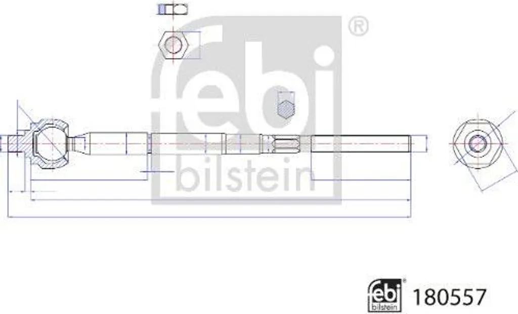 Febi Bilstein 180557 Joint Axial Barre Accouplement OE K68040223AE