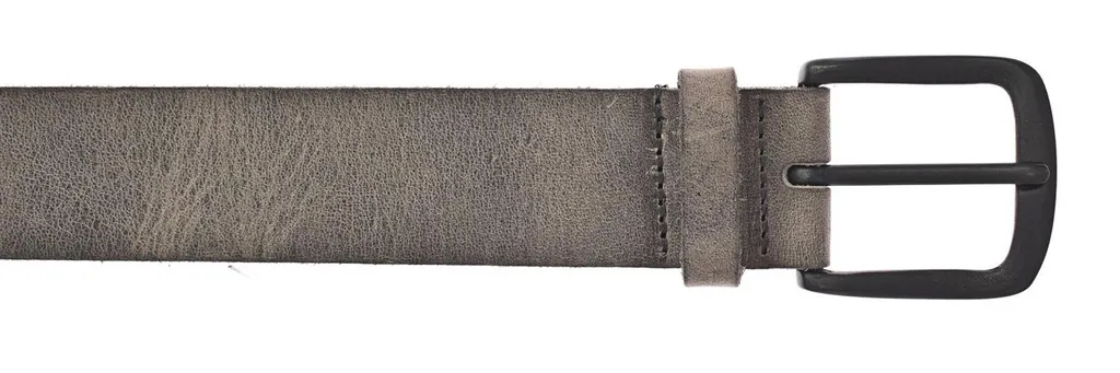 Vanzetti Pelle cintura Denim Love 40mm Full Leather Belt W105 Grey grigio - 2