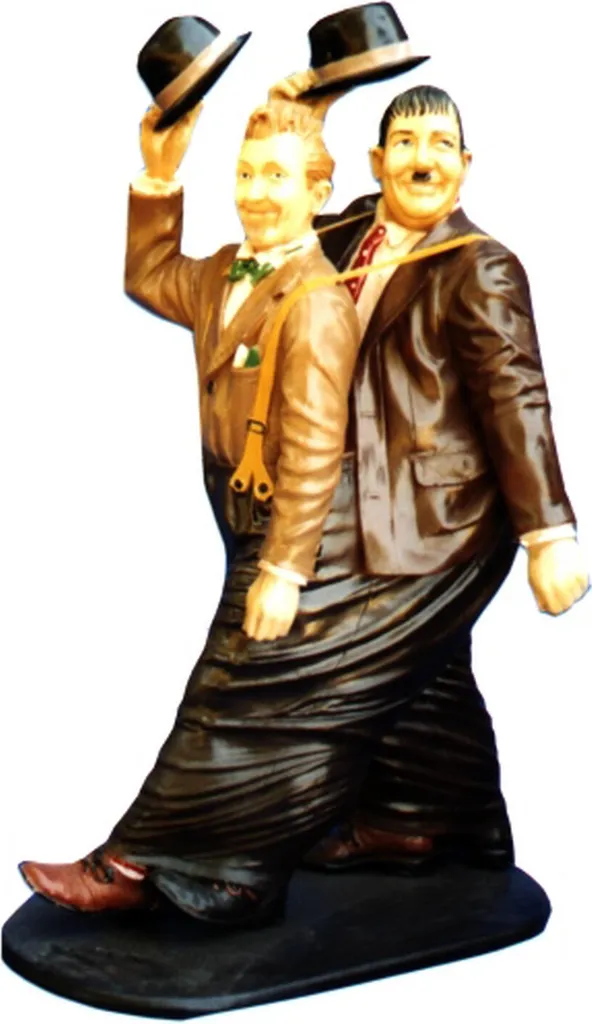 Figurine Design Jumeaux 5370 - Statue Moderne en Résine pour Salon