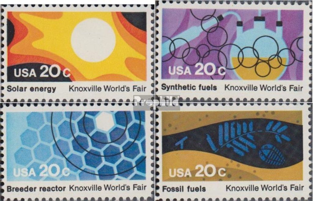 Briefmarken USA 1982 Mi 1585-1588 (kompl.Ausg.) postfrisch Weltausstellung- Knoxville