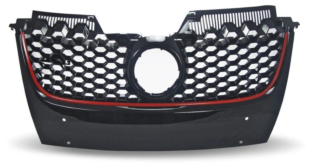 Kühlergrill im Sport-Design mit Wabengitter, in Schwarz mit Produktbild 