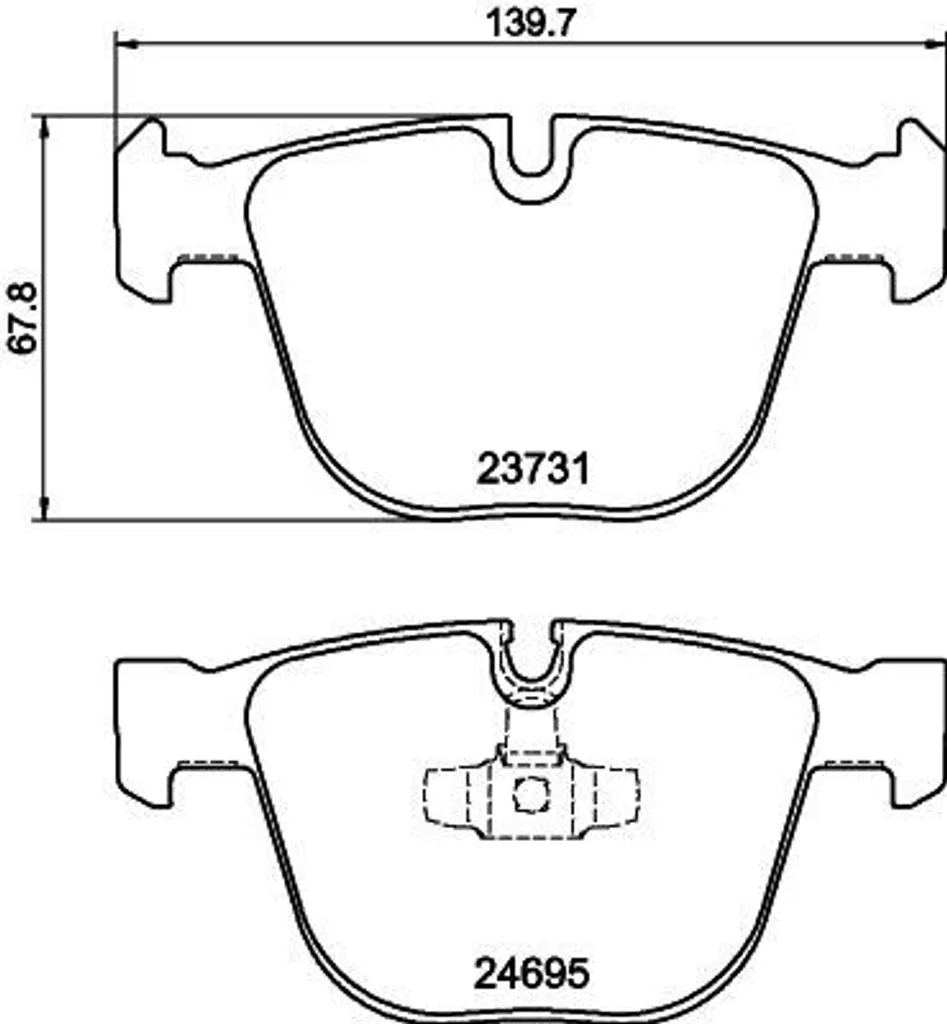 Plaquettes de Frein HELLA Haute Performance - Sécurité BMW OE 2449286