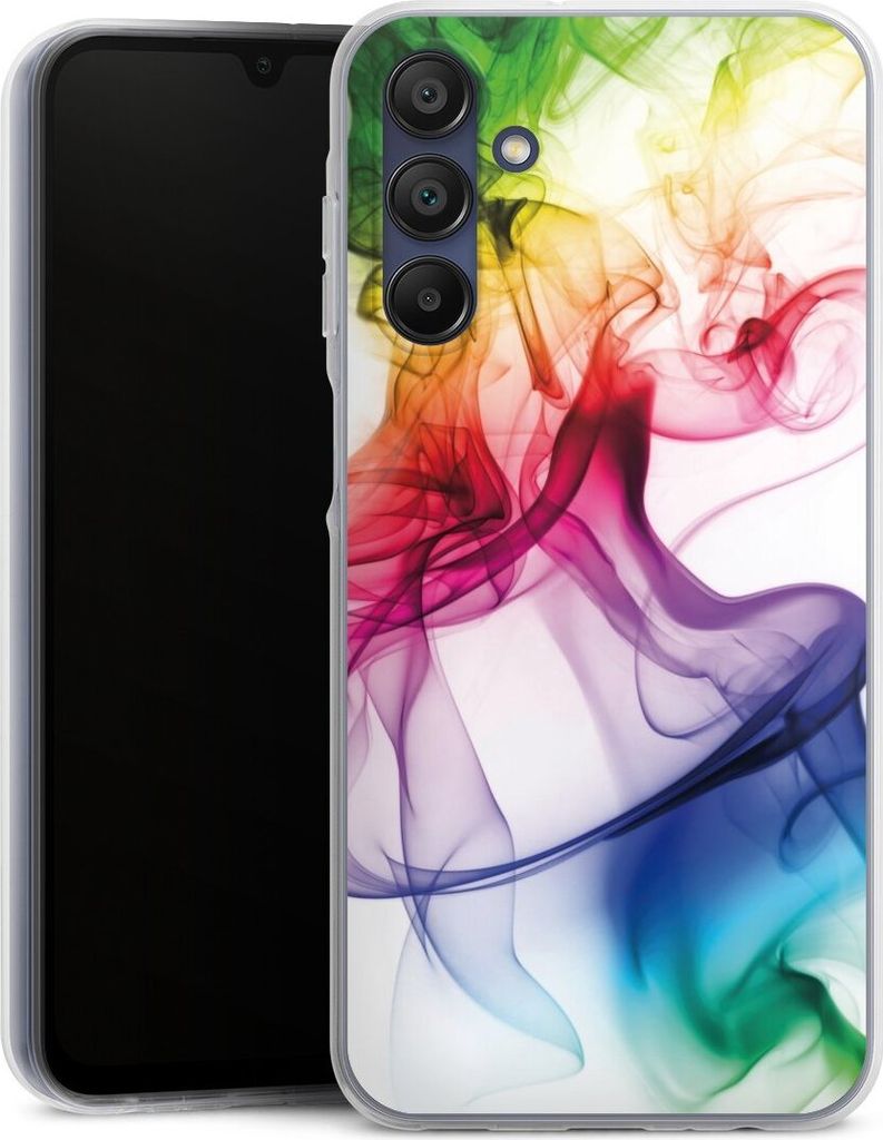 DeinDesign Handyhülle für Samsung Galaxy A15 5G Silikon Hülle Case Smartphone Schutzhülle Farbe Regenbogen Wasser