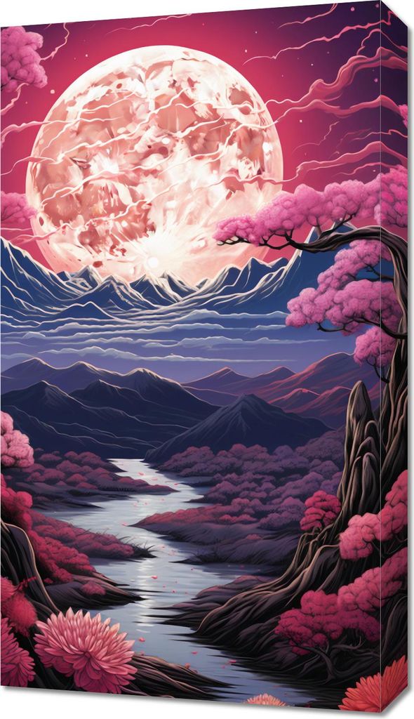 Bild 40x70cm Rosa Traumland