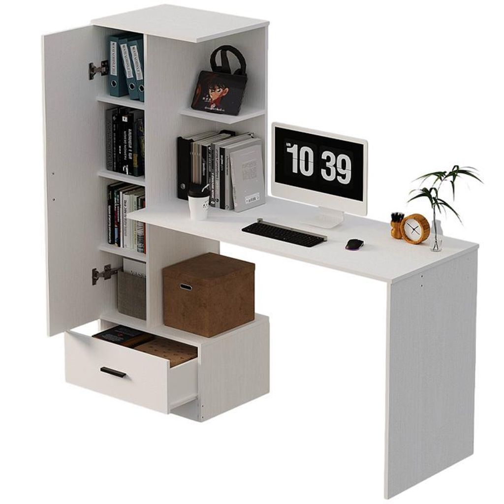 Computerschreibtisch Mit Regal Für Das Büro Oder Das Zimmer Produktbild 