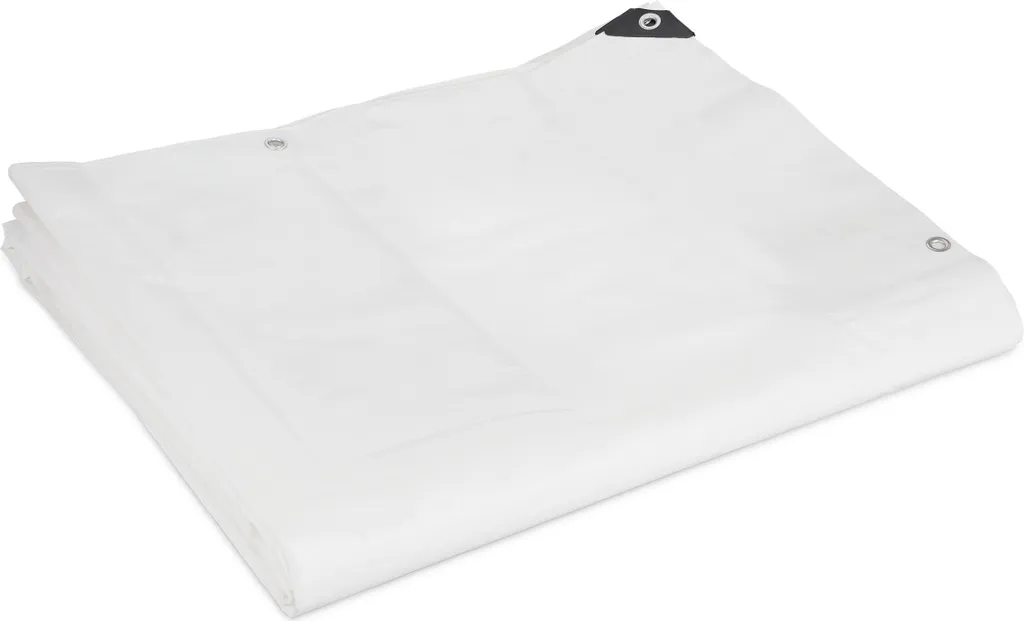 Bâche de protection de jardin blanche 200g/m² pour bois et travaux