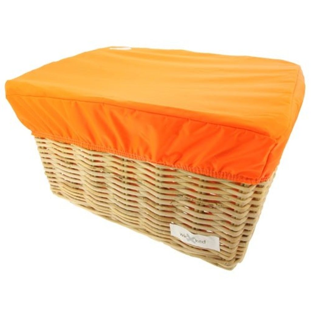 HOOODIE Fahrradkorb Abdeckung Large, Orange