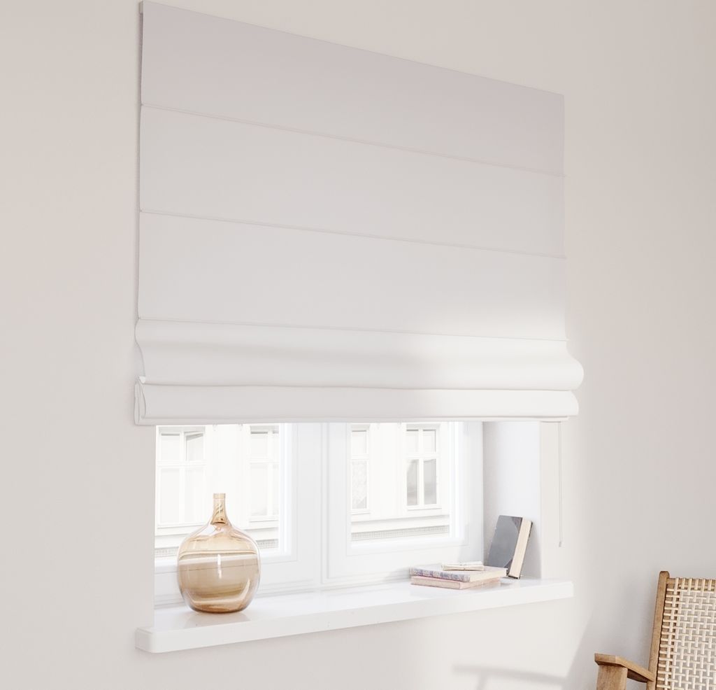 Dekoria Raffrollo Capri, elfenbein , 160 x 170 cm