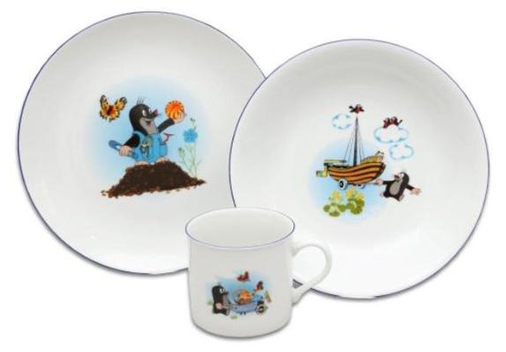 Thun 1794 Maulwurf und Boot, Kinderset, Thun, 3 Stück Produktbild 