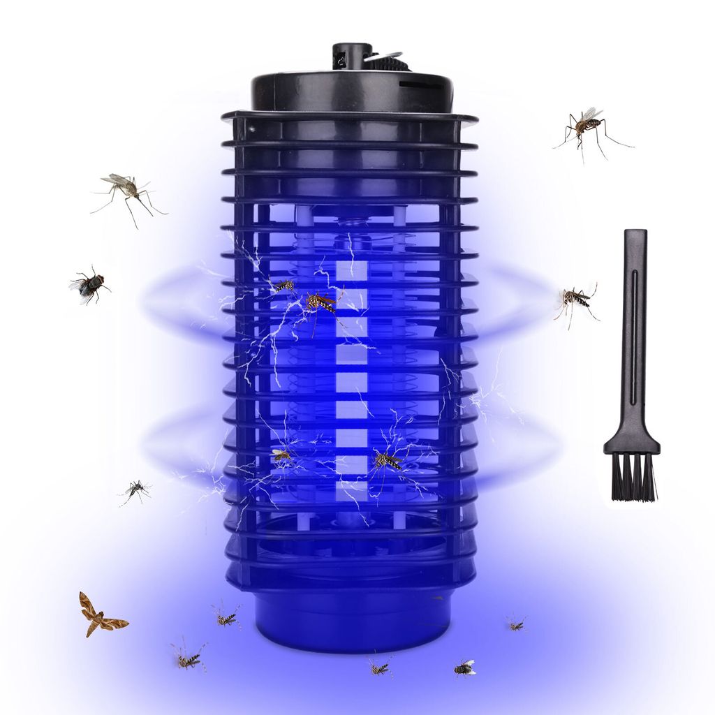 Jayseuw 3W Elektrischer Insektenvernichter LED UV-Licht Mückenlampe Insektenfalle Insektenlampe Mückenvernichter Fliegenfalle Moskito Mückenfalle