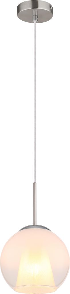 Globo Lighting Hängeleuchte Metall Nickel matt, 1x E27