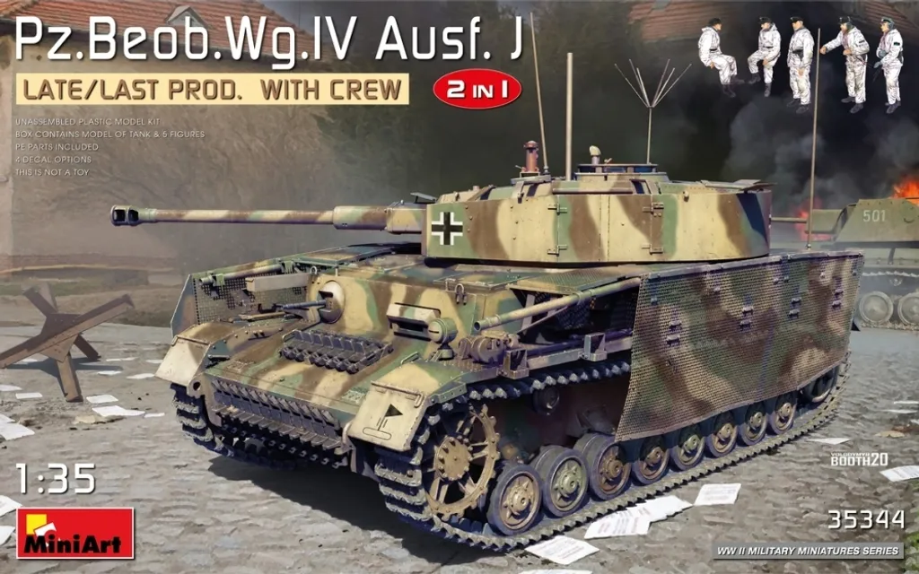 MiniArt 35353 Wg.Pz.Beob.IV Ausf.J Spät 2in1 Maquette Char Allemand 1:35