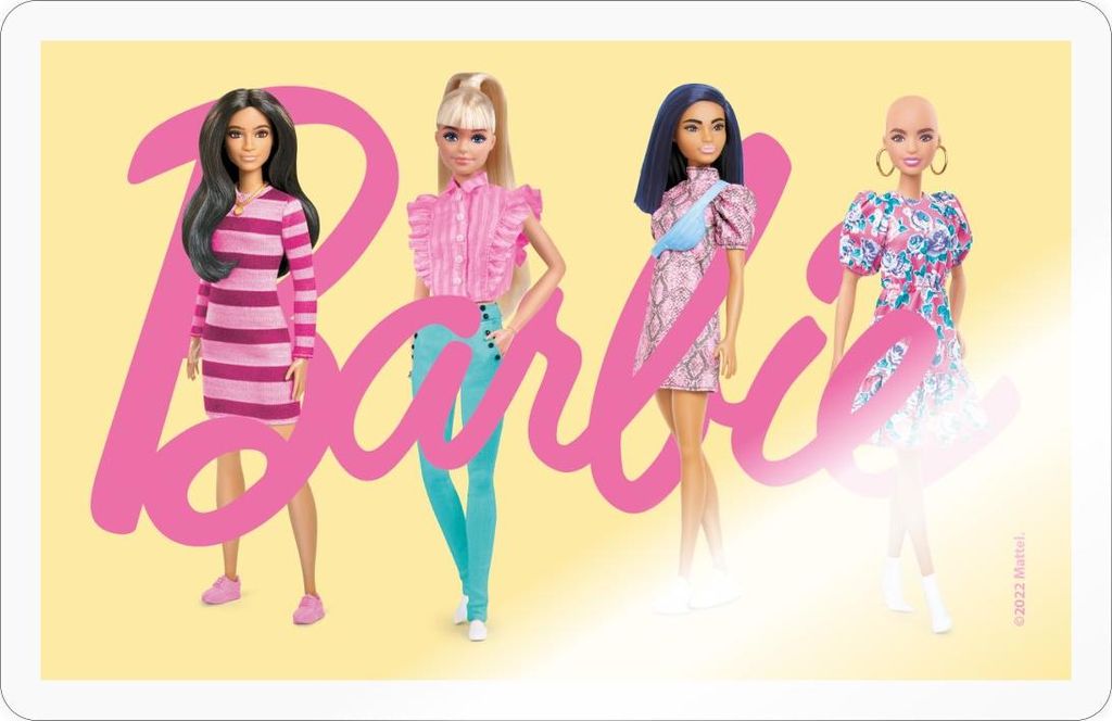 Spreadshirt Barbie Und Ihre Freundinnen Sticker Aufkleber, 10 x 10 cm, Transparent glänzend